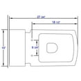 thumbnail image 2 of EAGO R-336SEAT Replacement Soft Closing Toilet Seat for TB336, 2 of 4