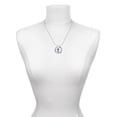 thumbnail image 3 of Delight Jewelry Silvertone Blue Baby Rattle Laugh Ring Charm Necklace, 18", 3 of 4
