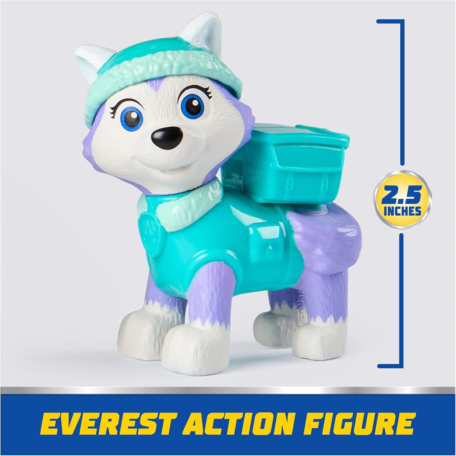 Paw Patrol, Everest’s Snow Plow, Toy Vehicle with Collectible Action Figure