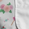 thumbnail image 4 of Ice Cream Microwave Oven Cover, Continuous Sweets Lollipop Romantic Pastel Colors, Water Resistant Organizer with Pockets for Kitchen, 36" x 12", Blush Multicolor, by Ambesonne, 4 of 4