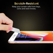 UNBREAKcable Xi Series Tempered Glass Screen Protectors for iPhone 8 Plus/7 Plus [3-Pack] [Full Coverage] [Bubble Free] [9H]
