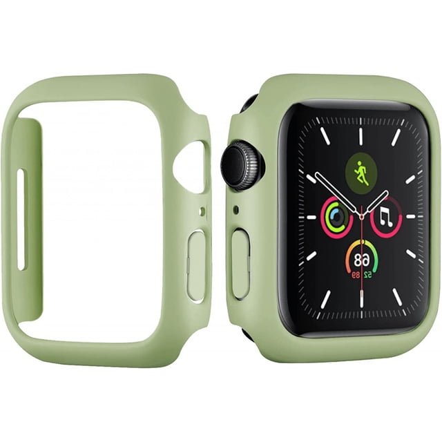 VEEkI pour Compatible avec la Série 7 Boîtier de Montre d'Apple 41mm Rose Rouge, Antichoc Dur PC Apple Watch 7 Couvercle 41mm Apple Watch7 Mat iWatch 7 Boîtier de Protection (Vert Menthe)