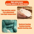 thumbnail image 4 of xaoyunyn Plug in Heated Office Chair Cushion with Fast Heating and Headrest for Neck Support and Stability Made from Stable and Easy to Clean Polyester Fabric Suit for Home or Car Use, 4 of 6