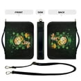 thumbnail image 5 of ZUXONGSY St.Patrick's Day Corgi Coin Clover Gnome Leprechaun Print Pu Leather Bible Case for Men Women Lightweight Bible Carrier with Shoulder Strap Bible Accessories for Church, -XL, 5 of 7