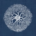 thumbnail image 3 of Vision Studio 20x20 Black Modern Framed Museum Art Print Titled - Sea Anemone on Indigo II, 3 of 5