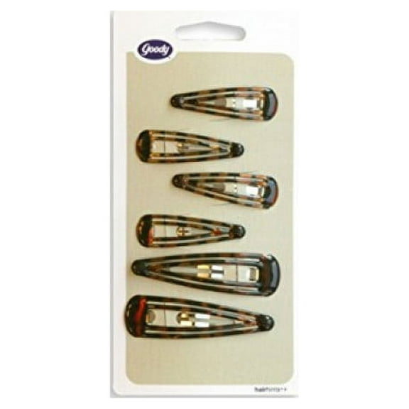 Goody Classic Double Bar Epoxy Counter Clips - 6 Clips