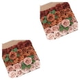 thumbnail image 3 of Matsuzay 25 unids/set flores falsas de bajo mantenimiento rosas artificiales naranja degradado, 3 of 6