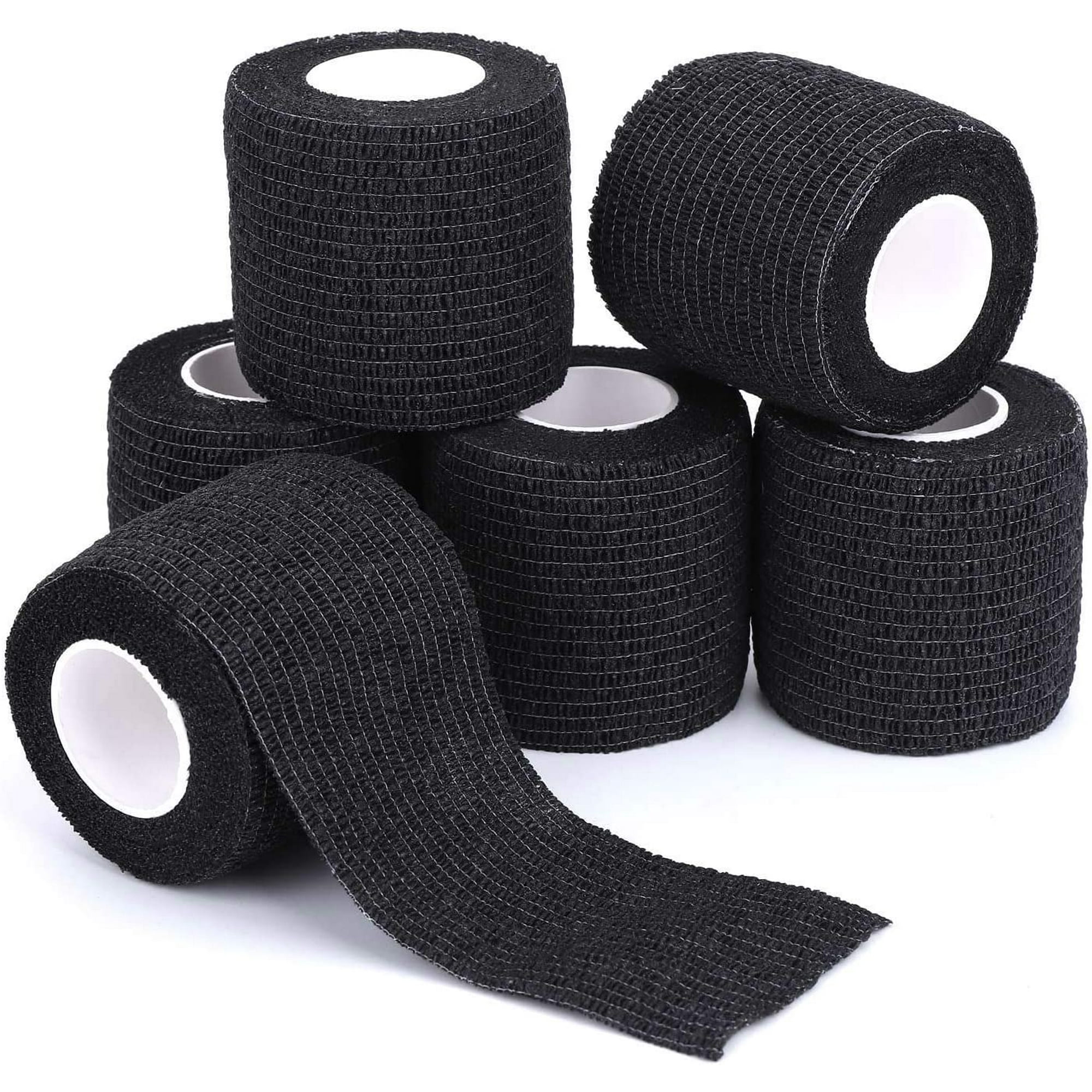 Namzi Self-Adhesive Cohesive Wrap Bandage Flexible Stretch Tape Athletic Strong Elastic First Aid Tape for Wrist, Ankle Sprains, Swelling 6 Packs, 2Inch X 5Yards