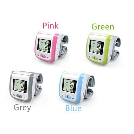 Tycos Sphygmomanometers - New Automatic Pulse Blood Pressure Monitor Sphygmomanometer Tensiometers Digital LCD Meter Pulse Blood Pressure Cuff 5-Color Pulse Meter