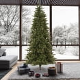 thumbnail image 2 of Vickerman 12' Camdon Fir Slim Artificial Christmas Tree, Warm White Dura-lit LED Lights, 2 of 7