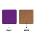 thumbnail image 2 of Xecao Purple for MDF Cork Coaster 4 Pcs,Drink Coasters,Suit for House Warming Gifts New Home ,Coffee Table Decor-Square, 2 of 7