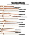 thumbnail image 5 of YIEMEEN Home Office Decors Clock Repair Clock Movement Replacement Kits with Wood Hands, 5 of 8