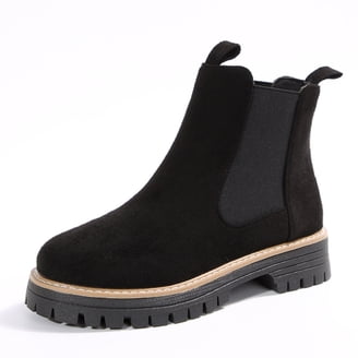 Dolce Vita Black Chelsea Lug Sole Ankle Pull On Boots Size 6.5 Dolce Vita Women main image 4