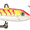 Pink Tiger UV, variant on Rapala Jigging Rap 03 Jig Pearl White