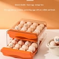 thumbnail image 4 of Powiller Egg Organize Refrigerator Accessories Orange Stackable, 4 of 7