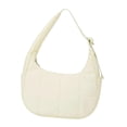 thumbnail image 4 of Bolso de mano acolchado de moda para mujer, ideal para el trabajo, viajes y citas. Beige, 4 of 9
