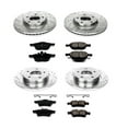 thumbnail image 3 of PowerStop Front and Rear Z23 Evolution Sport Carbon-Fiber Ceramic Brake Pad and Drilled & Slotted Rotor Kit Fits: MAZDA Select Models K126, 3 of 10