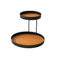 thumbnail image 2 of Double Layer Tabletop Iron Storage Tray Cosmetics Jewelry Perfume Storage And Display Rack, 2 of 6