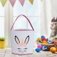 thumbnail image 3 of Bolso Conejo Soledad De Almacenamiento portátil De Pascua Decoración Fiesta Infantil, 3 of 10