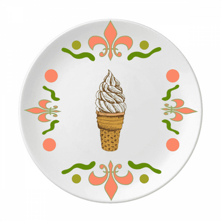 

Chocolate Egg Cones Ice Flower Ceramics Plate Tableware Dinner Dish