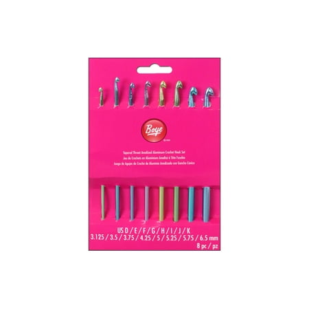 UPC: 0070659780615 | Boye Crochet Hook Aluminum Set D E F G H I J K
