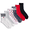 Gray Chili/Rib, variant on Women's Ribbed Mid Crew Socks, 6-Pack, Women's, Shoe Sizes 4-10
