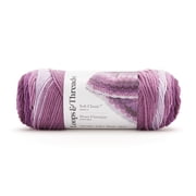 Loops & Threads Soft Classic Ombre Yarn - Ombre Yarn for Knitting, Crochet, Weaving, Arts & Crafts - Purple Ombre, Bulk 12 Pack