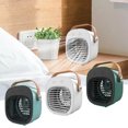 thumbnail image 2 of Mini Climatiseur Rechargeable Refroidisseur d'Eau Réglable Portable Appareil Personnel de Refroidissement Maison Bureau Ventilateur Personnel Intérieur Extérieur Randonnée Refroidissement Blanc, 2 of 8