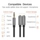 thumbnail image 4 of Adaptador de conector estéreo de nailon trenzado, divisor Y, Cable Micro o, adaptador de 3,5mm, 4 of 5