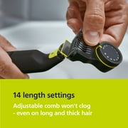 Philips Norelco Oneblade 360 Pro Hybrid Face & Body Electric Trimmer QP6542/70