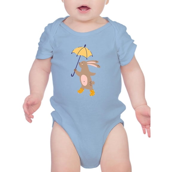 Cute Bunny W Umbrella T-Shirt Infant -Image by Shutterstock,  24 Months
