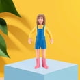 thumbnail image 4 of Figuras 1:25th Perfecl Modelo de Personas Diorama Pintado a Mano 1pc Chica en Amarillo B, 4 of 8
