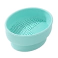 thumbnail image 1 of LanChuBo Cosmetic Brush Cleaner Kit 2-in-1 Washing Bowl & Storage Drying Rack Silicone Beauty Tool for Makeup Tools, Powder Puffs, 1 of 6