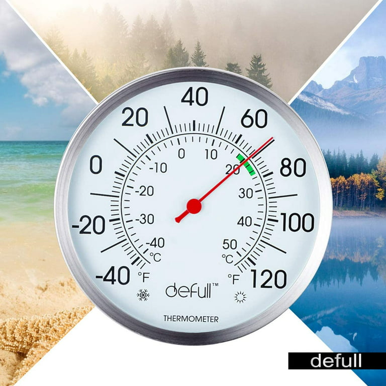 Wall Thermometer-Decorative Indoor Outdoor Temperature and Hygrometer Humidity  Gauge-5.5, 1 unit - Dillons Food Stores