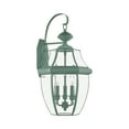 thumbnail image 5 of Livex Lighting Monterey 3 Light Outdoor Wall Lantern, 5 of 9