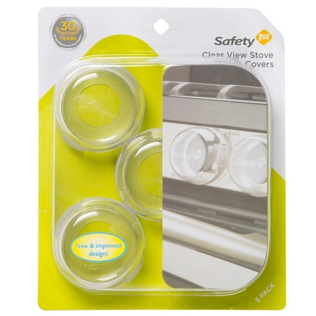 Safety 1st Child Proof Clear View Stove Knob Covers (Set of