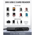 thumbnail image 2 of Lector de tarjetas USB C a SD Hicober de 2 TB de capacidad para MacBook, 2 of 7