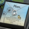 thumbnail image 3 of To Mom Remembrance Message Somewhere in heaven Forever Necklace w Message Card, 3 of 8