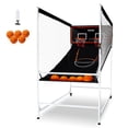 thumbnail image 1 of VEVOR Indoor Double Shot Basketball Arcade Game Iron Cage 2 Player 5 Balls, 1 of 9