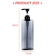 thumbnail image 2 of Paquete de 2 dispensadores de botellas con bomba de 1000ml, dispensador de loción de plástico cuadrado rellenable, botella con bomba de loción vacía para champú, loción y jabón, 2 of 5