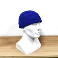 thumbnail image 4 of 1PCS Winter Solid Color Short Men's And Women's Knitted Hat Hip Hop Hat, 4 of 8