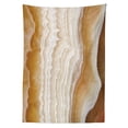 thumbnail image 3 of Ambesonne Ivory Cream Tablecloth Rectangular Table Cover, Marble Surface Image, 52"x70", Cream, 3 of 4