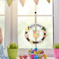 thumbnail image 4 of HOARBOEG Easter Sign Wooden Hanging Wreath Indoor Outdoor Spring Welcome Holiday Decorations For Home, 4 of 6