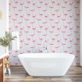 thumbnail image 6 of Ambesonne Retro Peel & Stick Wallpaper for Home, Flamingo Birds Polka Dots, 13"x72", Pale Pink White, 6 of 6