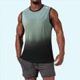 thumbnail image 2 of KPOPLK Mens Sleeveless Workout Tank Tops Quick Dry Athletic Muscle Tee Shirts Undershirts for Gym Running Size M,Light Gray, 2 of 5