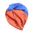 thumbnail image 2 of Soin des Cheveux 1 Pce Bonnet de Nuit Imitation Soie Double Couche pour Femmes Bonnet Croisé Torsadé Couvre-Chef, 2 of 3