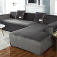 thumbnail image 1 of Sofa Cover Velvet Plush Stretch Sofa Cover Pets Dog Couch Cover for Sofa Universal, 1 of 5
