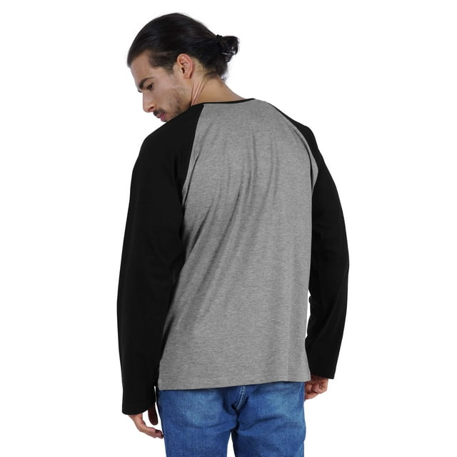 Inkmeso T-Shirt Raglan à Manches Longues pour Hommes Graphique Dad3 T-Shirt pour Père de 3 Enfants