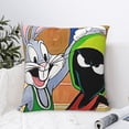 thumbnail image 6 of Throw Pillow Covers 22"x22" Inch, Looney Tunes Marvin the Martian Decorative Pillow Case for Sofa Couch Chair Bedroom Modern Decor, 6 of 7