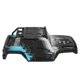 thumbnail image 4 of Cubierta de carcasa de carrocería de coche RC, accesorio de carrocería de coche con Control remoto de tamaño preciso, apto para SCY 16103PRO 1/16 RC, azul, 4 of 14